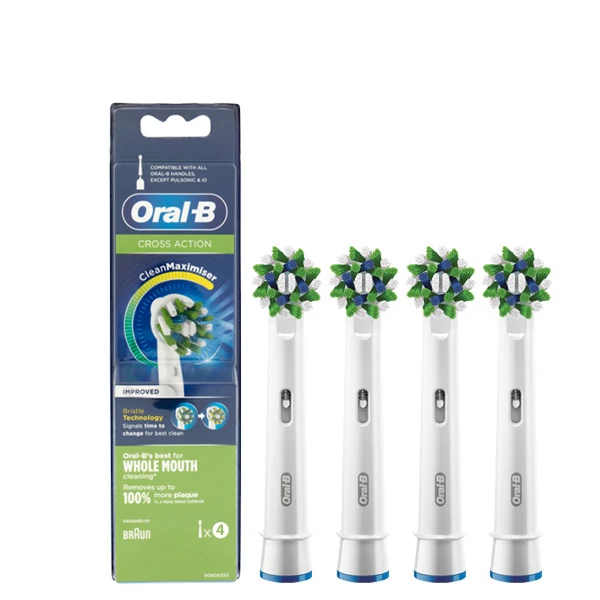 Насадки Oral-B EB50 Cross Action CleanMaximiser (4 шт.) на зубну щітку ЄС