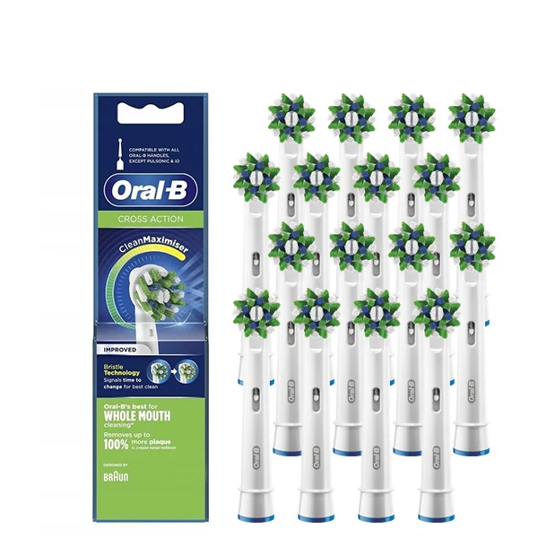 Насадки Oral-B EB50RB Cross Action CleanMaximiser (16 шт.) на зубну щітку