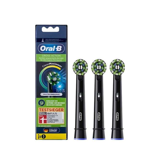 Насадка Oral-B EB50BRB Cross Action CleanMaximiser Black (3 шт) ЄС