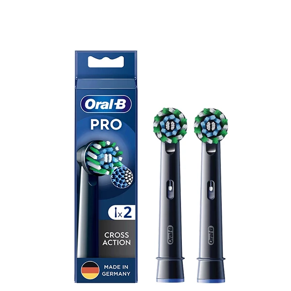 Насадка Oral-B EB50BRX Pro Cross Action Black на зубну щітку (2 шт.) ЄС
