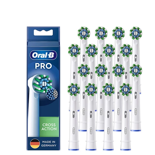 Насадки Oral-B EB50RX Pro Cross Action White на зубну щітку (16 шт.)
