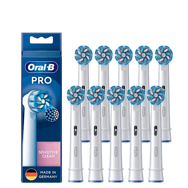 Насадки Oral-B EB60X Pro Sensitive Clean на зубну щітку (10 шт.)