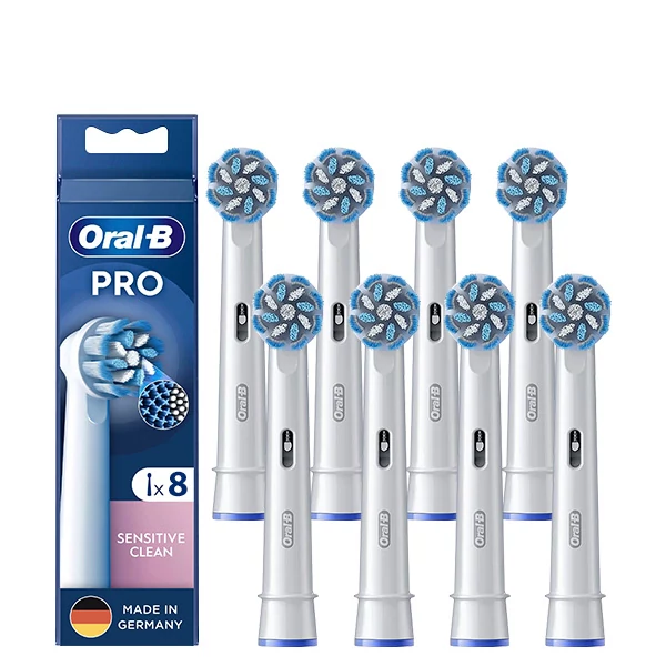 Насадки Oral-B EB60X Pro Sensitive Clean на зубну щітку (8 шт.) ЄС