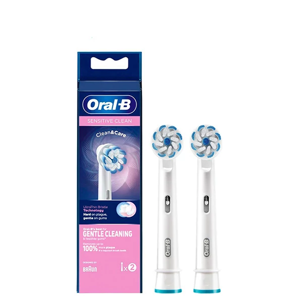 Насадки Oral-B EB60 Sensitive Clean (2 шт) на зубну щітку ЄС