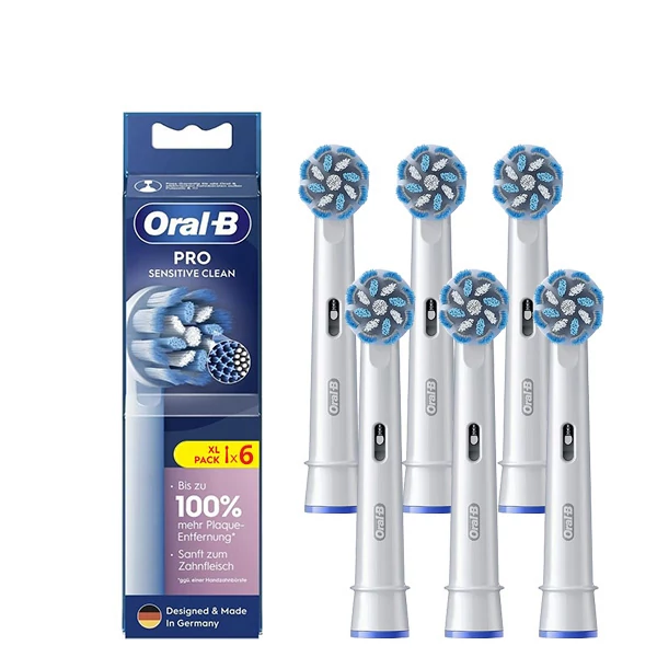 Насадки Oral-B EB60X Pro Sensitive Clean на зубну щітку (6 шт.) ЄС