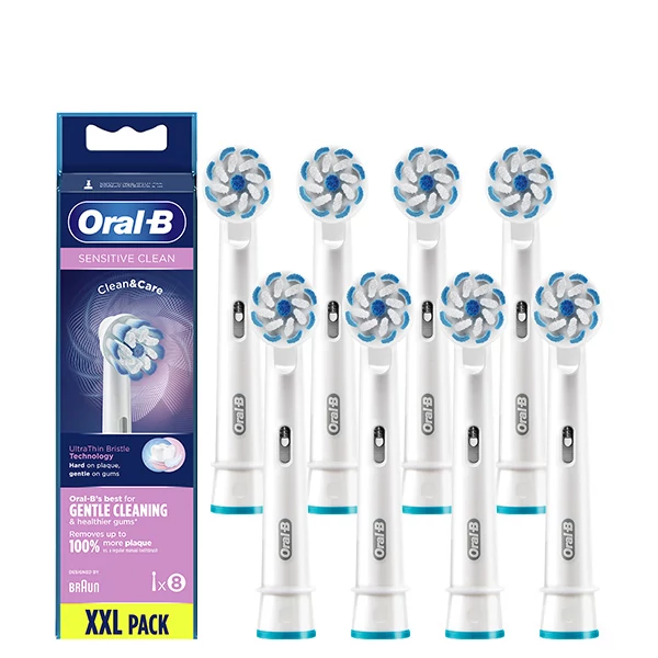 Змінні насадки на щітку Oral-B Sensitive Clean EB60 8 шт. на зубну щітку ЄС