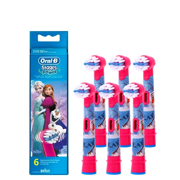Насадки Oral-B Stages Power EB10 Frozen Крижане серце дитячі (6 шт.) ЄС