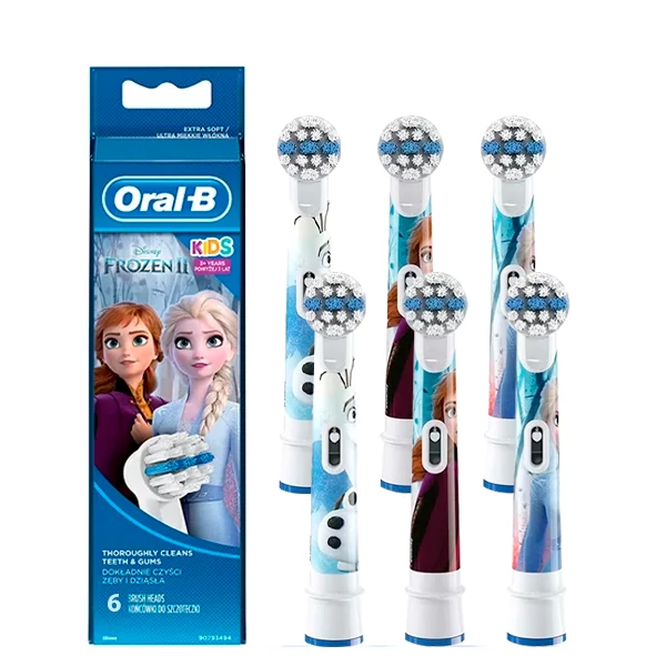 Насадки Oral-B Stages Power EB10 Frozen "Крижане серце 2" дитячі (6 шт.)