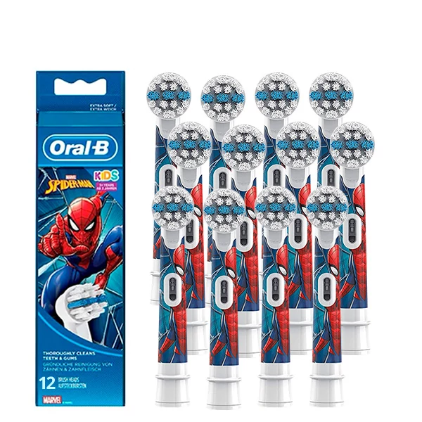Насадки Oral-B Stages Power EB10 Marvel Spider-Man дитячі (12 шт.) ЄС