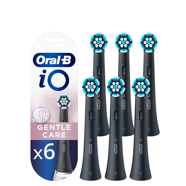 Насадки Oral-B iO RB SB Gentle Care Black (6 шт.) ЄС