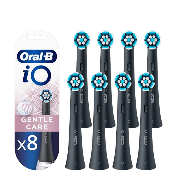 Насадки Oral-B iO RB SB Gentle Care Black (8 шт.) ЄС