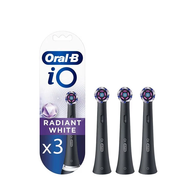 Насадки Oral-B iO RB WB Radiant White Black (3 шт.)