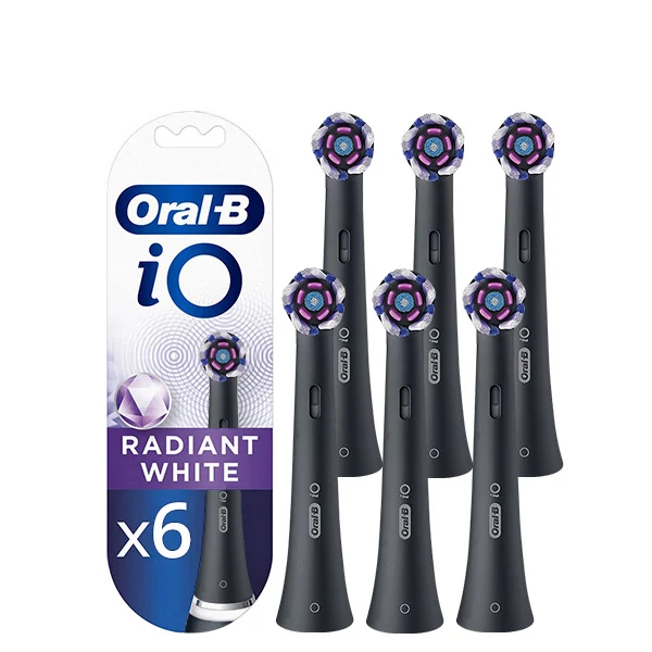 Насадки Oral-B iO RB WB Radiant White Black (6 шт.) ЄС