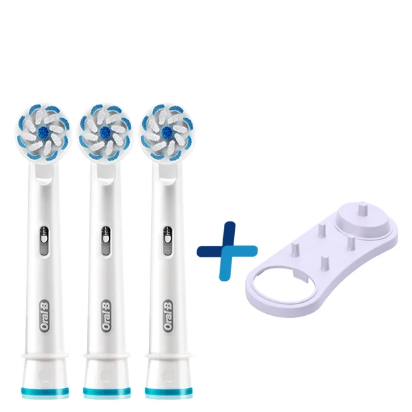 Насадки Oral-B EB60 Sensi Ultra Thin (3 шт) + підставка
