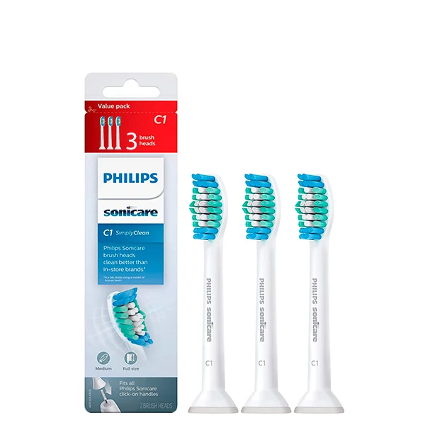 Насадка PHILIPS Sonicare HX6013/58 Simply Clean C1 - 3 шт
