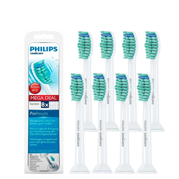 Насадки Philips Sonicare ProResults HX6018/07 (8 шт.) для зубної щітки ЄС