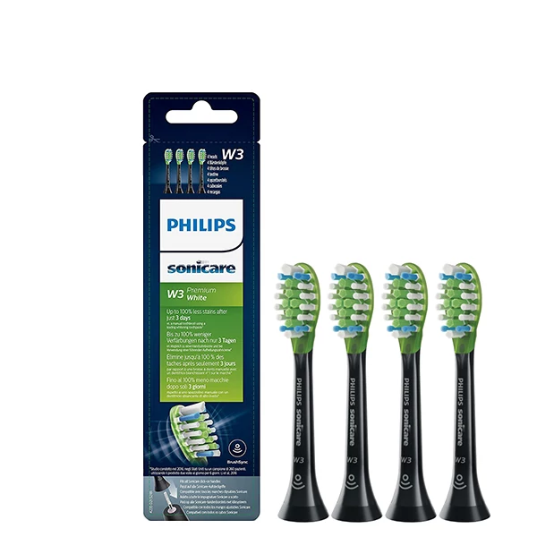 Насадки Philips Sonicare W3 Premium White HX9064/33 Black (4 шт.)