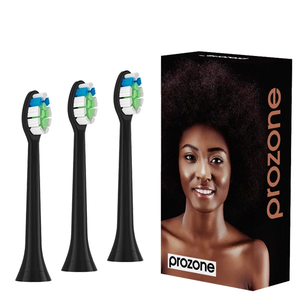 Насадки ProZone Premium-Diamond (for Philips) Medium Black (3 шт.)