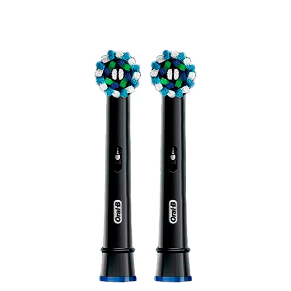 Насадка Oral-B EB50BK Cross Action Black (2 шт) на зубну щітку ЄС