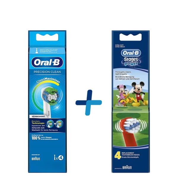 Насадки Oral-B набір EB20RB (4 шт) + EB10 Mickey KIDS (4 шт) ЄС