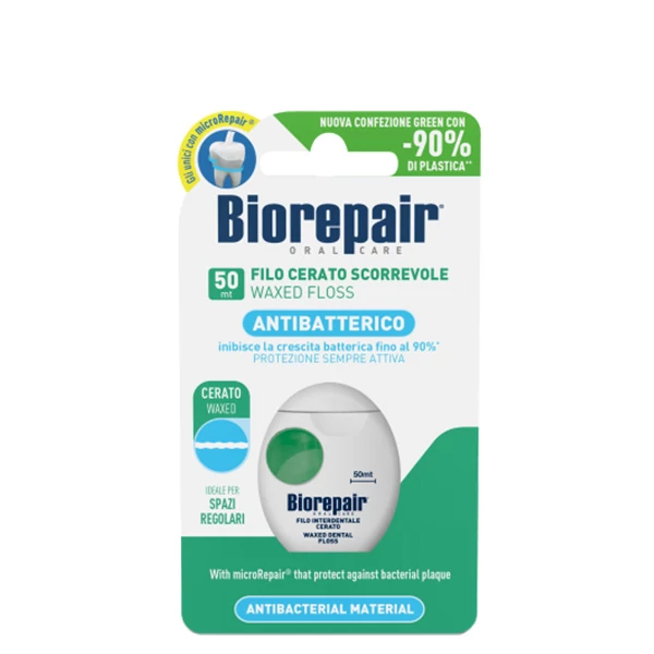 Зубна нитка-флос BIOREPAIR &quot;Щоденний захист&quot; з гідроксиапатитом 50 м