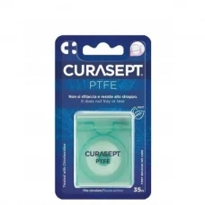 Зубна нитка Curasept PTFE плоска з тефлоновим покриттям (35 ​​м.) ЄС