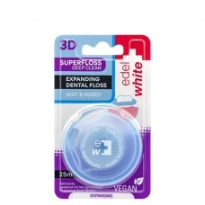Зубна нитка-флос Edel + White розширюється (25 м)