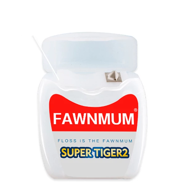 Зубна нитка Fawnmum Waxed Dental SUPER TIGER2 (PE) 50м
