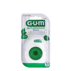 Зубна нитка GUM ButlerWeave Waxed (55 м.) ЄС