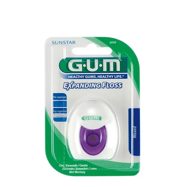 Зубна нитка GUM Expanding Floss з ефектом розширення (30 м.) ЄС