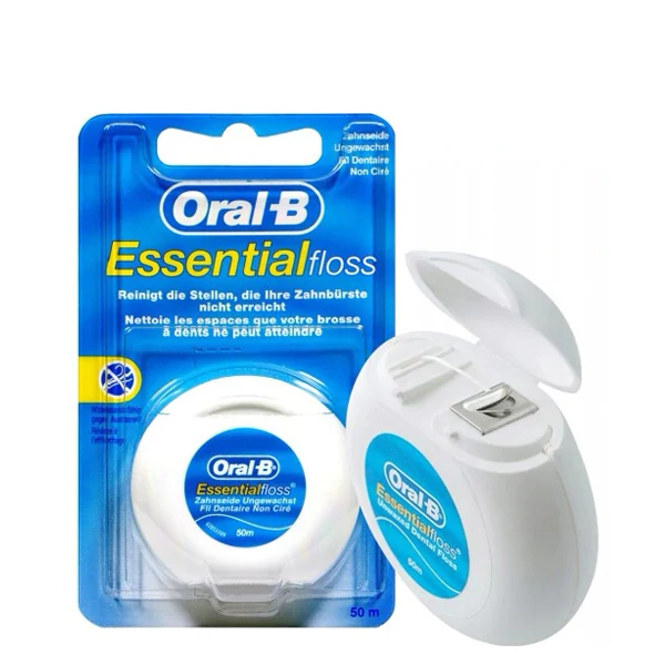 Зубна нитка Oral-B Essential Floss без воску 50м (1 шт.)