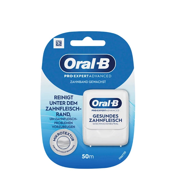 Зубна нитка Oral-B Pro-Expert Advanced з воском нейтральна (50 м.) ЄС