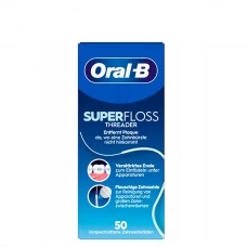 Oral-B зубна нитка Super Floss (50 ниток в упаковці)