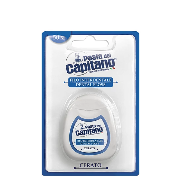 Зубна нитка Pasta del Capitano Cerato вощена (50 м.) ЄС