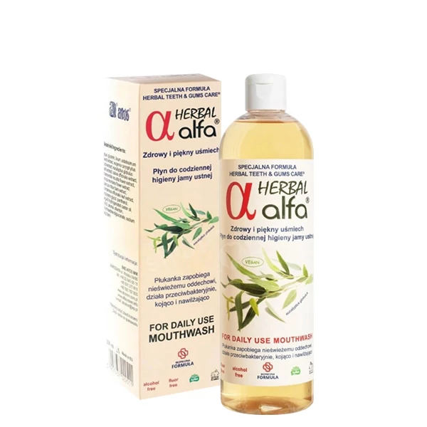 Ополіскувач Alfa Herbal трав'яний (Без фтору) (500 мл.) ЄС