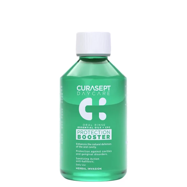 Ополіскувач Curasept Daycare Booster Herbal Invasion антибактеріальний (220 ppm) (500 мл.) ЄС