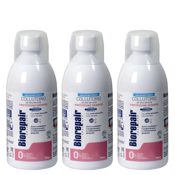 Ополіскувач BIOREPAIR PLUS &quot;Догляд за яснами з гіалуроновою кислотою&quot; (500 мл.) (3 шт.) ЄС