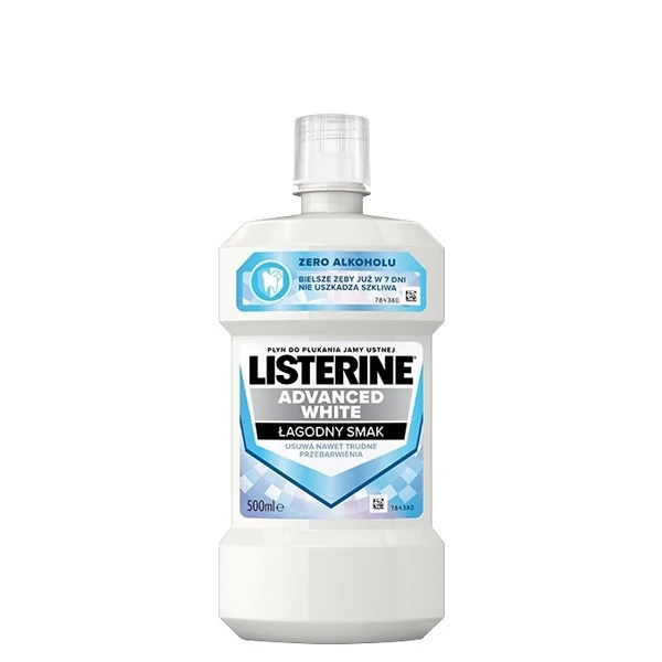 Ополіскувач Listerine Advanced White для відбілювання (500 мл.) ЄС