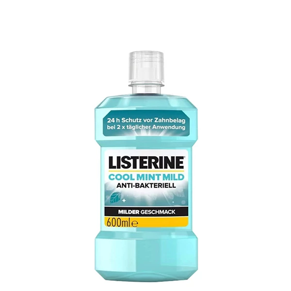 Ополіскувач для рота Listerine Cool Mint Антибактеріальний (600 мл.) ЄС
