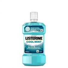 Ополіскувач Listerine Cool Mint для захисту від зубного нальоту та свіжого подиху (250 мл.) ЄС