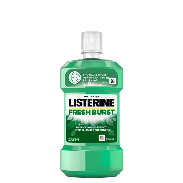 Ополіскувач Listerine Fresh Burst проти зубного нальоту (250 мл.) ЄС