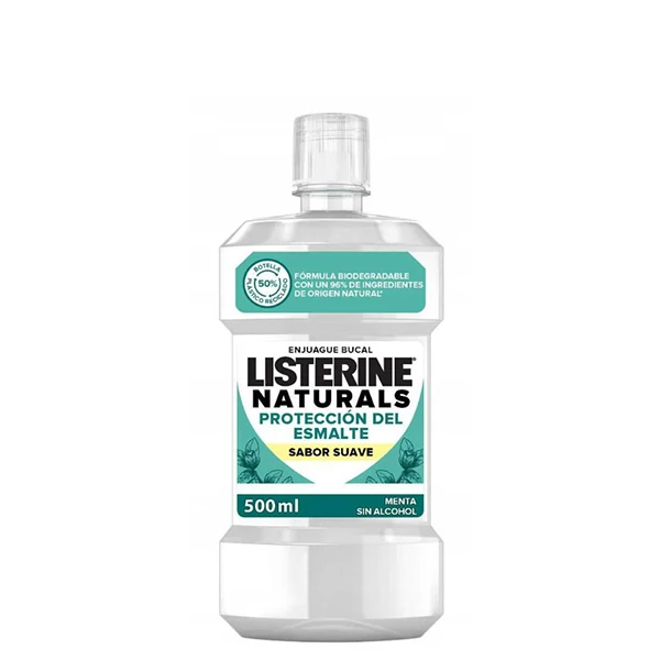 Ополіскувач Listerine Naturals Teeth Protection без алкоголю (500 мл.) ЄС