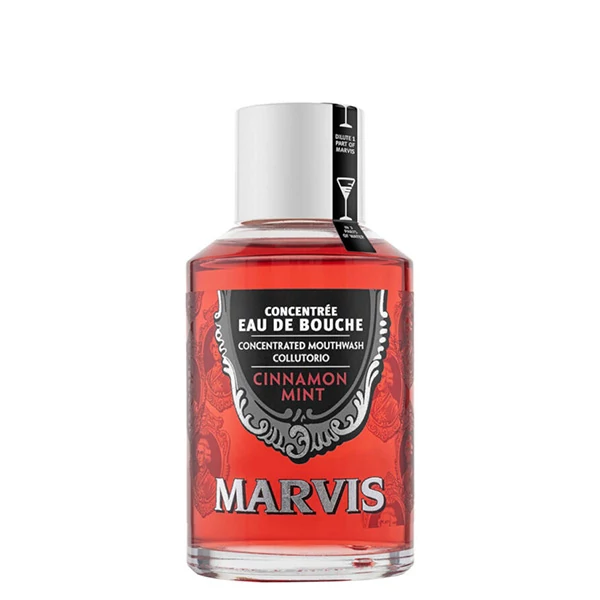 Ополіскувач для ротової порожнини MARVIS Cinnamon Mint Eau De Bouche зі смаком кориці та м'яти (120 мл.) ЄС