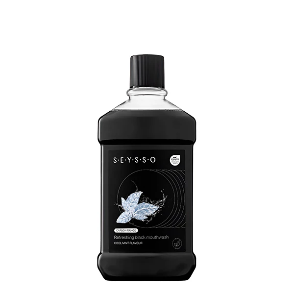Ополіскувач для рота SEYSSO Carbon Range Refreshing Black (500 мл.) ЄС