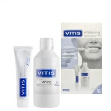 Набір для відбілювання зубів Vitis Whitening Set зубна паста та ополіскувач ЄС