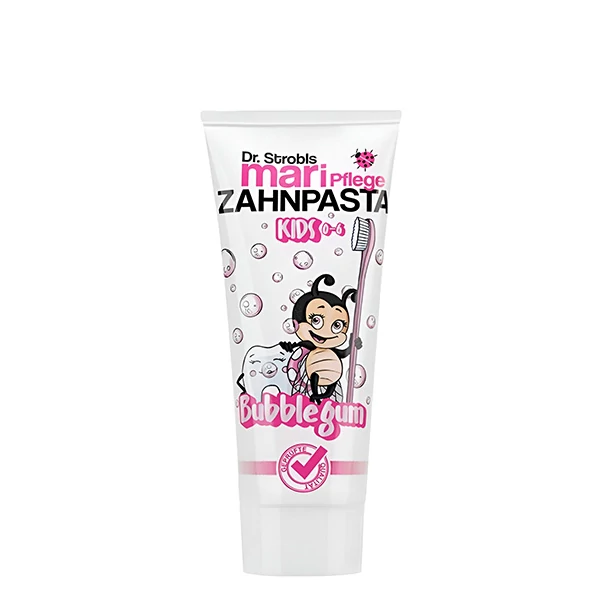 Дитяча зубна паста Dr. Strobls Bubblegum (для дітей 0-6 років) (75 мл.) ЄС
