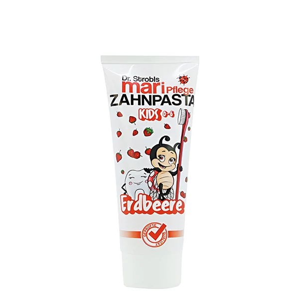 Дитяча зубна паста Dr. Strobls Strawberry (для дітей 0-6 років) (75 мл.)