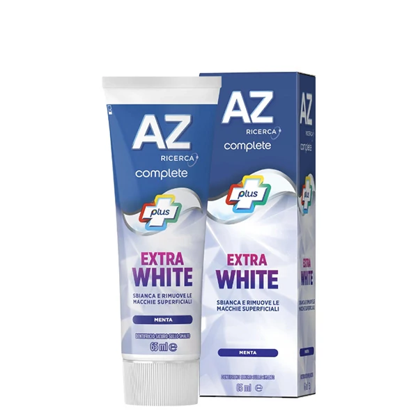Зубна паста AZ Complete Plus Extra White для відбілювання зубів (65 мл.) ЄС