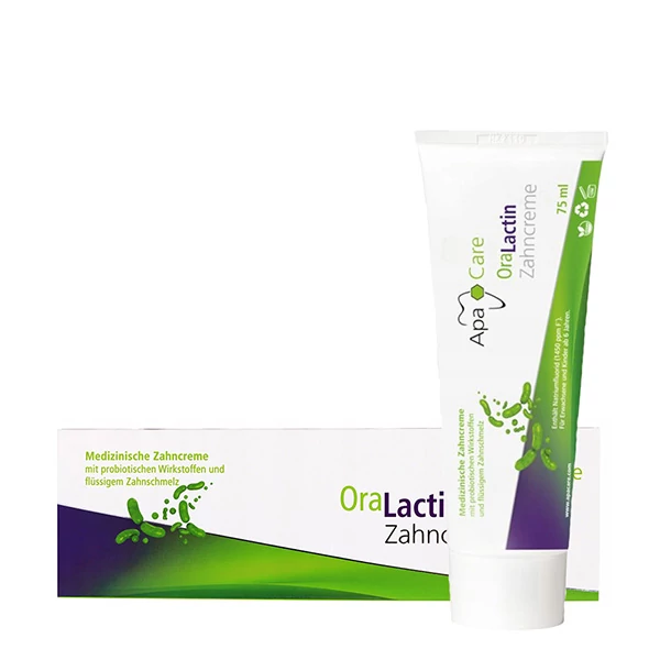 Зубна паста ApaCare OraLactin з постбіотиками 75 (мл.) ЄС
