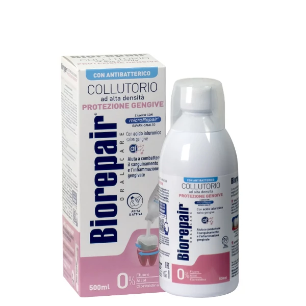 Ополіскувач BIOREPAIR PLUS &quot;Догляд за яснами з гіалуроновою кислотою&quot; (500 мл.)